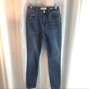 PACSUN- High Rise Denim Skinny Jeans- Size 25